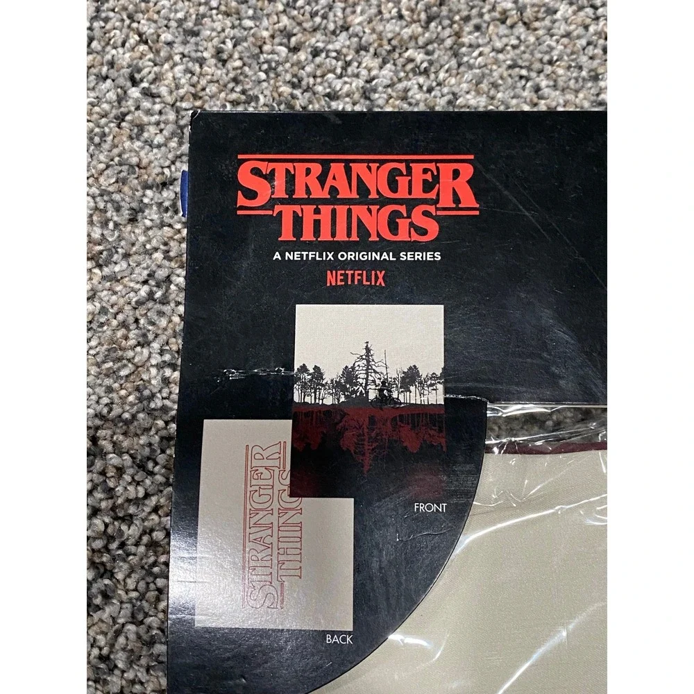 Stranger Things Pillow Case Unisex OS Beige New Trick or Treat Spirit Halloween